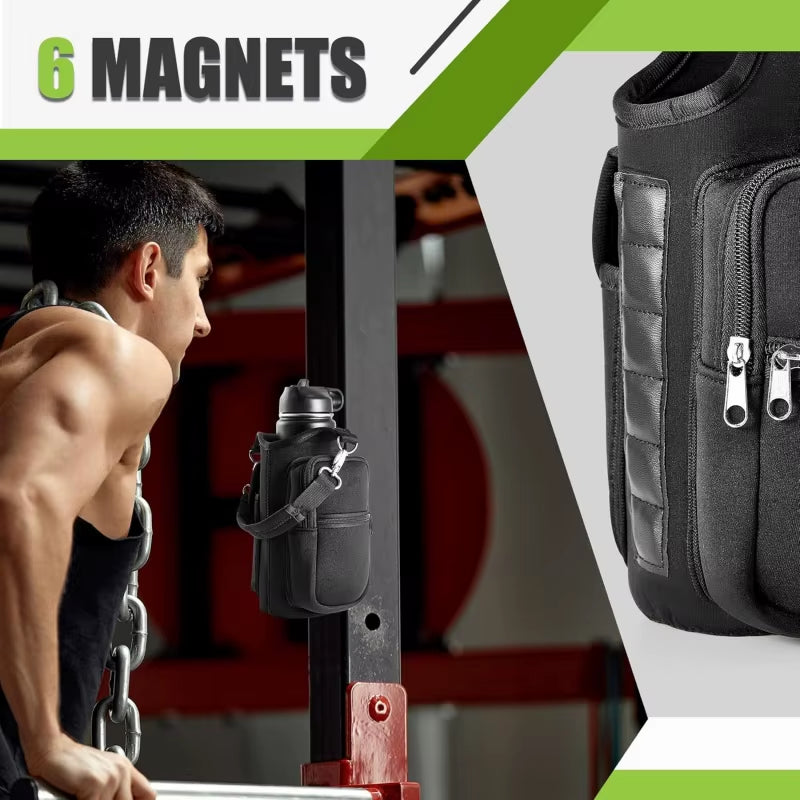 Magnetic Water Bottle Holder For Gym