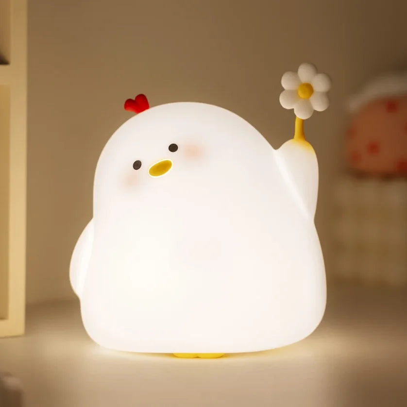 Cute Duck Night Light, USB Rechargeable