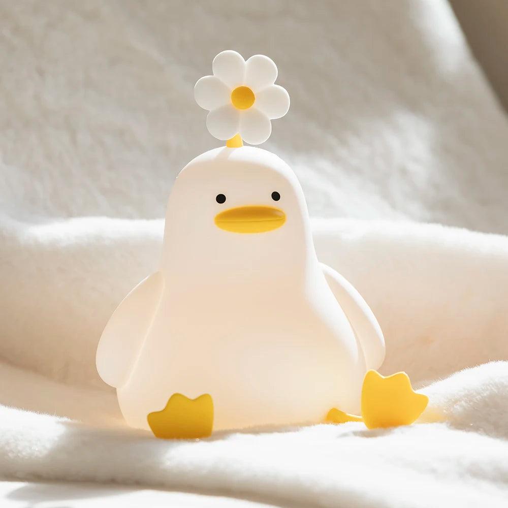 Cute Duck Night Light, USB Rechargeable